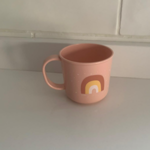 Diseno sin titulo 89 300x300 - Taza Pequeña Arcoiris Rosa