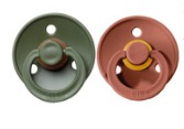 a6638600 cf3a 4e1b b056 152ccf62eb7b - Pack 2 chupetes BIBS Woodchuck/Hunter Green