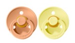ee17b99a f967 4ece ac89 8e64c1935d63 - Pack 2 chupetes BIBS Peach Sunset/Sunshine