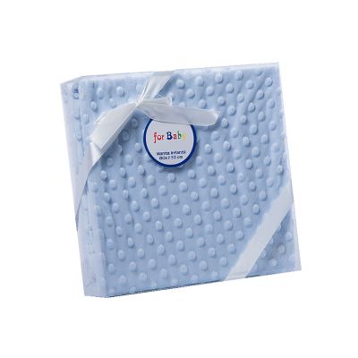 Mantita Infantil Aterciopelada Gamberritos 999901 azul - Mantita Infantil Aterciopelada Gamberritos