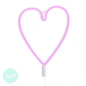 corazon de neon rosa 300x300 - Neón "Corazón" para colgar