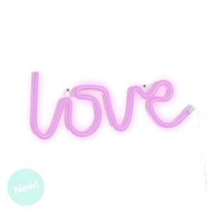 love de neon rosa 300x300 - Neón "Love" para colgar
