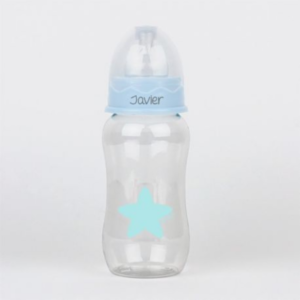 Diseno sin titulo 2021 11 23T195258.162 300x300 - Biberón Estrella -tetina silicona- 300 ml Personalizado Celeste