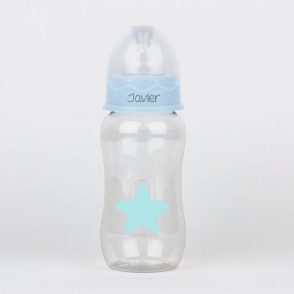 Biberón Estrella -tetina silicona- 300 ml Personalizado Celeste Diseno sin titulo 2021 11 23T195258.162 - Biberón Estrella -tetina silicona- 300 ml Personalizado Celeste