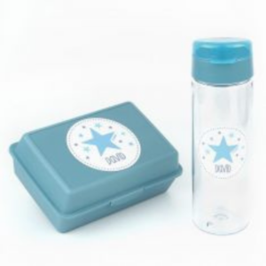 Diseno sin titulo 2021 09 13T180757.277 300x300 - Pack Personalizada Botella 600ml + Cajita Porta Alimentos Estrella Azul