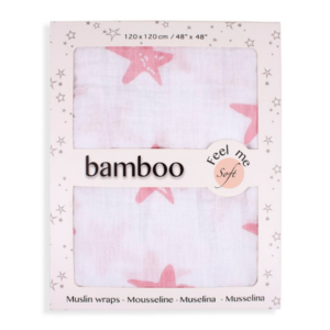 Diseno sin titulo 2021 09 16T132752.518 300x300 - Muselina de Bambú 120x120 Estrella Rosa