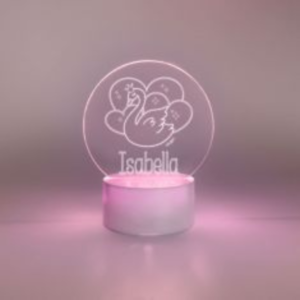 Diseno sin titulo 2023 09 09T131714.664 300x300 - Lamparita Redonda Cisne Personalizada